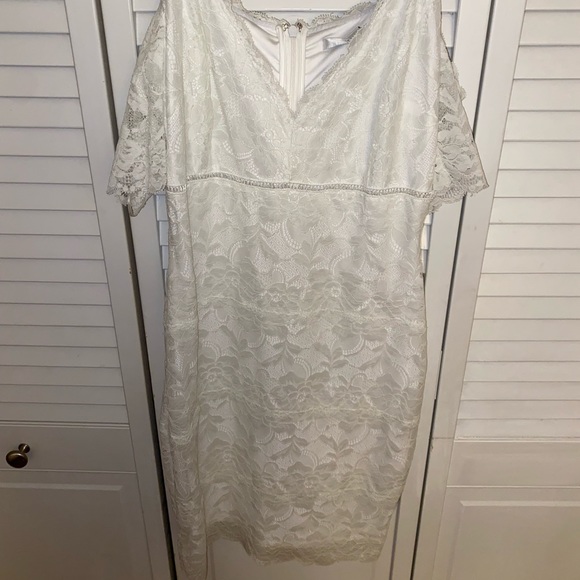 white brunch dress